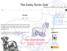 Tablet Screenshot of cesky-terrier-club.co.uk